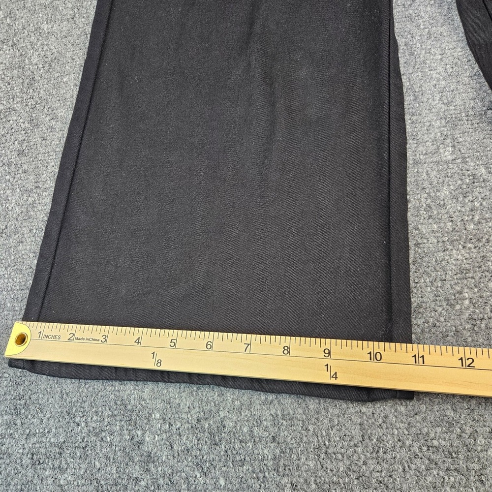 Honey Peach Black Contrast Stitch Cargo Pants Wide Leg High Rise Large - Picture 2 of 11